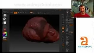 Animation School - AnimSchool Classtime: Sculpting Hair In ZBrush