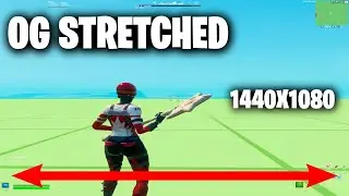 How To Get STRETCHED RES In OG FORTNITE! (Best Resolution)