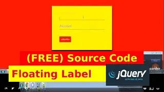 Floating Label in Form - Jquery