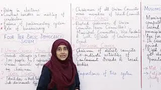 Class 9 - Social Studies - Chapter 2 - Lecture 15 Ayub Khan Era 1958 - 1969 - Allied Schools