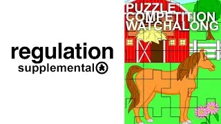 Regulation Puzzler - World Jigsaw Puzzle Championship Watch Along