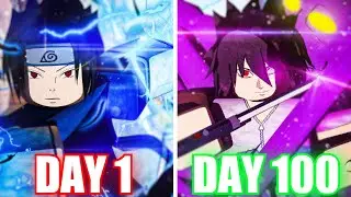 Spending 100 Days As SASUKE UCHIHA In Shinobi Life 2...