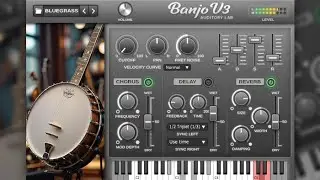 Banjo Virtual Instrument Plugin (PC/MAC VST, VST3, Audio Units)