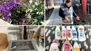 ДОМАШНИЙ ВЛОГ/ОГОРОД/ОРГАНИЗАЦИЯ УКРАШЕНИЙ/ПУСТЫЕ БАНОЧКИ