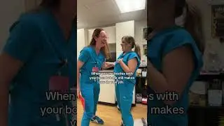👀 can u pretty please go get the next patient Maggie? #dreamteam #doctor #surgeon #medicalassistant