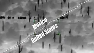 Trump's Wall ★ Mexico's illegal migrants cross America's border ★ Near Ajo