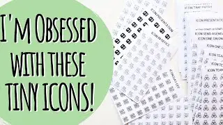 DIY Tiny Icon Stickers for Your Planner