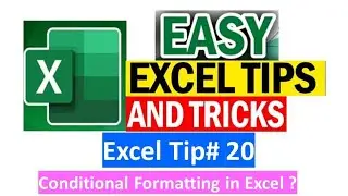 MS Excel Conditional Formatting | Conditional formatting in Excel | 