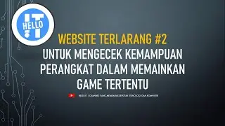 Website untuk Mengecek Kemampuan Perangkat dalam Memainkan Game Tertentu