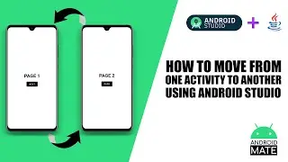 How to move from one activity to another activity using intent in Android Studio 🔥