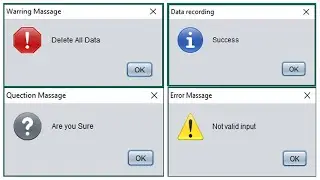Customize Message Dialog Box (Popup) in JAVA SWING | JOptionPane showMessageDialog examples
