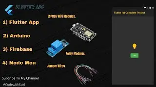 1) Flutter IoT || Flutter & Firebase IoT || Flutter App Design For IoT App