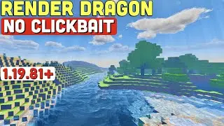 MCPE 1.19.81+ BEST Ultra Realistic Shader for RENDER DRAGON (Android, iOS, Windows 10)