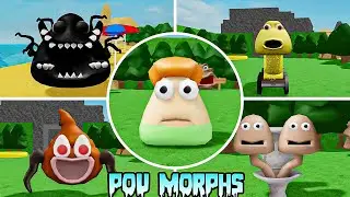 Roblox ;- POU Morphs New Update  How To Get All  New Morphs