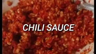 HOW TO MAKE CHILI SAUCE | CHILI SAUCE RECIPE