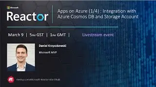 Apps on Azure (1/4) : Integration with Azure Cosmos DB and Storage Account