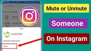 How to Mute or Unmute Someone on Instagram post or story 2022.mute or unmute people on Instagram