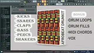 [Free Drum Kit] Free AfroBeats Drum Kit, Loop Kit, and MIDI Kit [ Tems / Wizkid insipired]