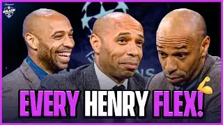 When Henry talks, the world listens! 👑 | EVERY Thierry Henry on-screen flex! 💪