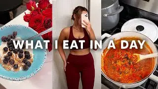 WHAT I EAT IN A DAY! How I'm Getting Back On Track!