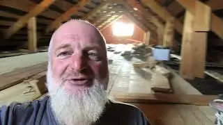 Переделываем чердак в уютную комнату!:-) Дневник стройки: день второй!