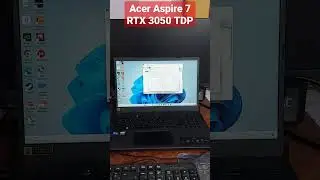 Acer Aspire 7 i5 12th Gen RTX 3050 TDP GPU Wattage
