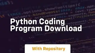 python coding program download