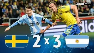 Sweden 2 x 3 Argentina (Ibrahimovic x Messi) ● 2013 Friendly Extended Goals & Highlights HD