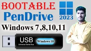 how to create bootable pen drive for windows 7,8,10,11 | Technical Waseem