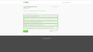 Upwork readiness test 2019-2020 | Approve Upwork Profile