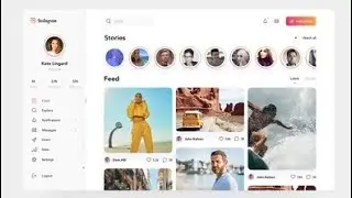 [ WITH SOURCE CODE ] How to make Instagram home page UI clone using only html and css from scratch