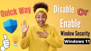 How to Disable or Enable Windows Defender on Windows 11 / Windows Security  | eTechniz.com 👍