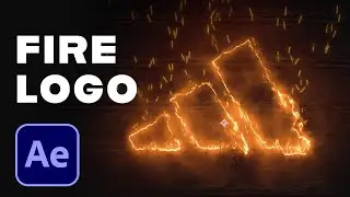 Create A FIRE LOGO Animation In AFTER EFFECTS | Beginner Tutorial