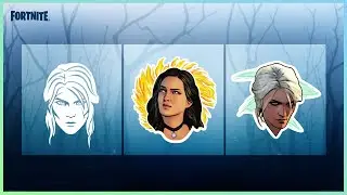 How to get 2 free witcher themed emoticons and a banner (Fortnite x The Witcher)