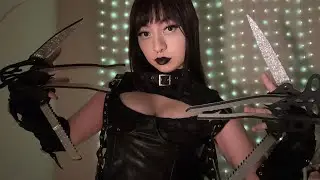 ASMR Edward Scissorhands Gives you a Haircut✂️🖤