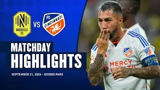 HIGHLIGHTS: FC Cincinnati at Nashville SC | September 21, 2024