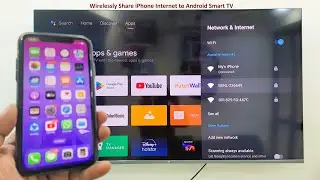 How to Connect & Use iPhone Internet to Any Smart TV (Wireless)