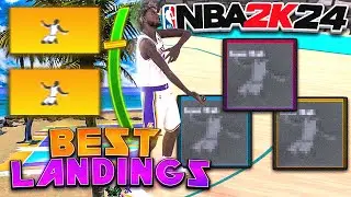ALL JUMPSHOT LANDINGS + *SECRET* JUMPSHOT LANDINGS ON NBA 2K24! *NEW* JUMPSHOT LANDING ANIMATIONS!