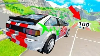 КТО ДАЛЬШЕ ПРЫГНЕТ ЧЕЛЛЕНДЖ! ЧАСТЬ 4 НА САМЫХ ШИКАРНЫХ МАШИНАХ в BeamNG.drive