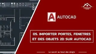 [05] VOICI COMMENT AJOUTER UN BIBLIOTHÈQUE D'OBJETS 2D SUR AUTOCAD ET CRÉER SES PROPRES BLOCS