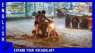 Scooter in a Downpour | English Vocabulary Lesson