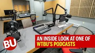 An Inside Look at WTBU's Podcast Studio