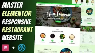 ELEMENTOR Masterclass: Create a Beautiful WordPress RESTAURANT WEBSITE (2024)🔥🔥