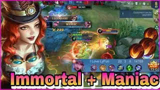 100% IMMORTAL!!! ALICE BEST BUILD 2022 | TOP GLOBAL ALICE FULL GAMEPLAY | ALICE MOBILE LEGENDS