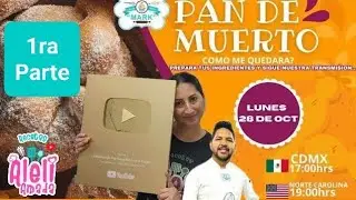 Asi enseño a hacer pan de muerto a mi amigo él está en México