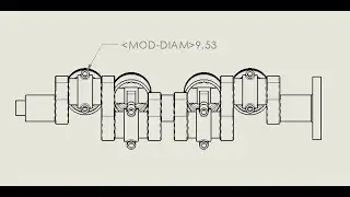 How to remove/stop MOD-DIAM appearing in SOLIDWORKS 2023
