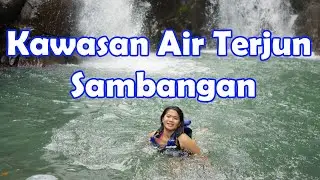Waterfall sambangan singaraja|Omang loncat dari ketinggian pake bikini😨