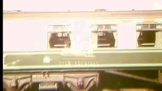 GWR locomotive King George V.  Archive film 92602