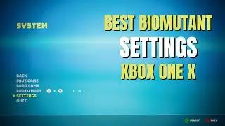 BEST BIOMUTANT SETTINGS ON CONSOLE (XBOX ONE X)