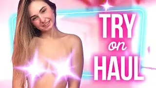 (4K) Micro Transparent Cosplay Lingerie Try on | Cosplay | Sexy Halloween Costume
